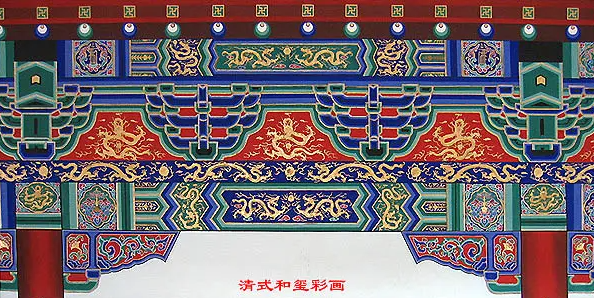 顺义中国建筑彩画装饰图案